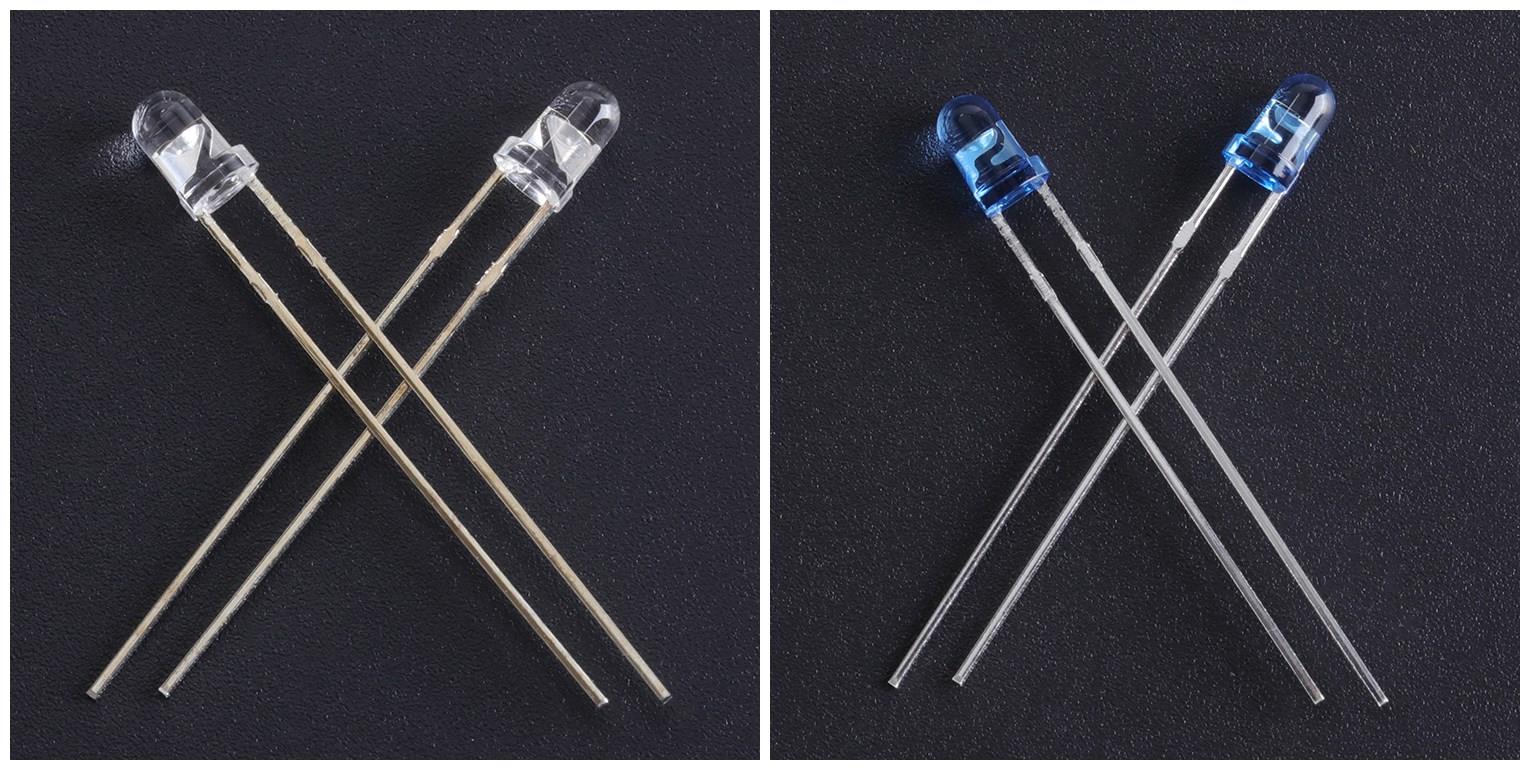 3mm umferð blár leiddi